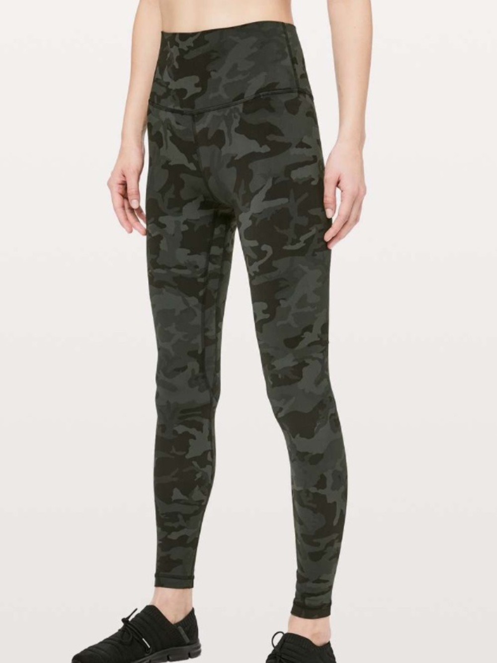 Lululemon Align Pant Full Length 28" Leggings Incognito Camo Multi Gator Green